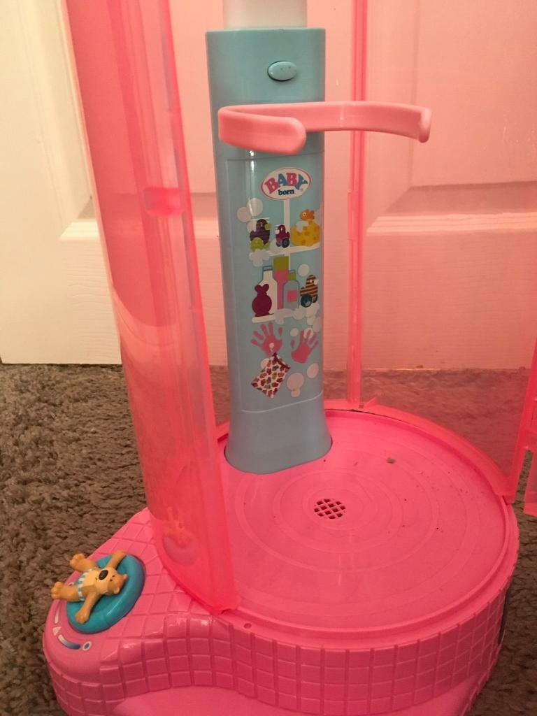 baby born rain fun shower